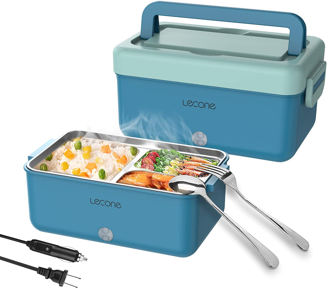 Electric Heating Lunch Box Stainless Steel Food Heater Container